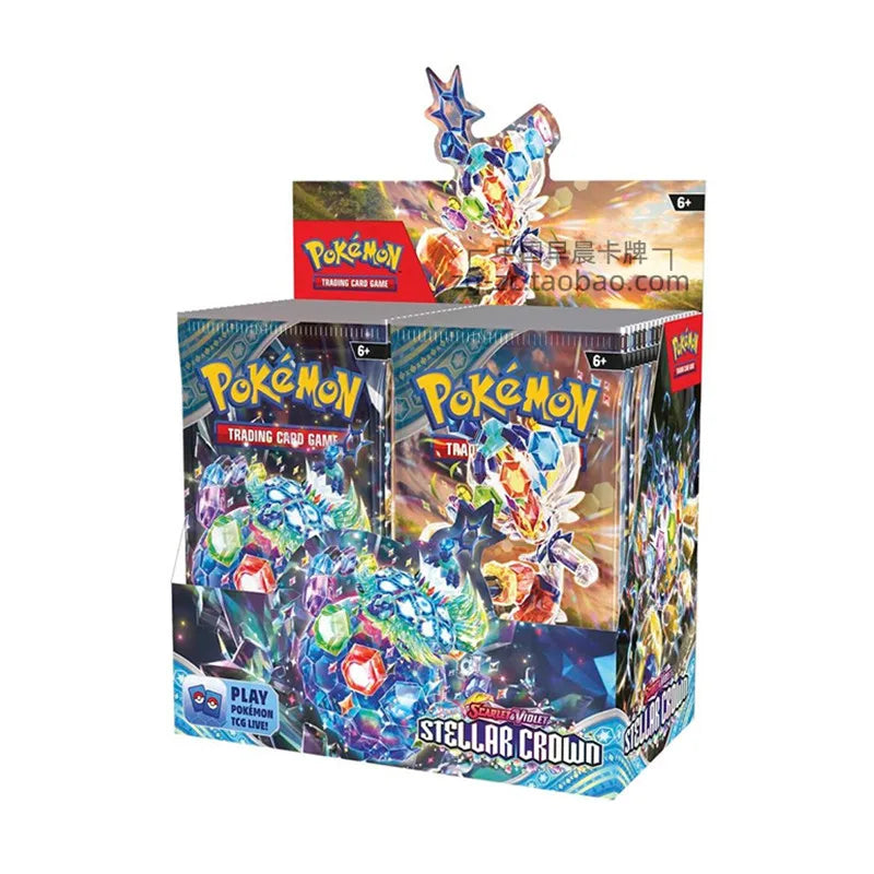 324/360 Pcs/Set Pokemon Card Stellar Crown SCARLET&VIOLE 151 Obsidian Flames Ultra Prism English Booster Battle Transaction Card 324/360 Pcs/Set Pokemon Card Stellar Crown SCARLET&VIOLE 151 Obsidian Flames Ultra Prism English Booster Battle Transaction Card